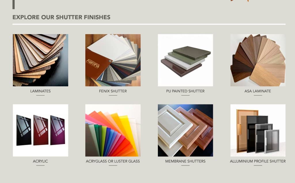 Shutter Finishes